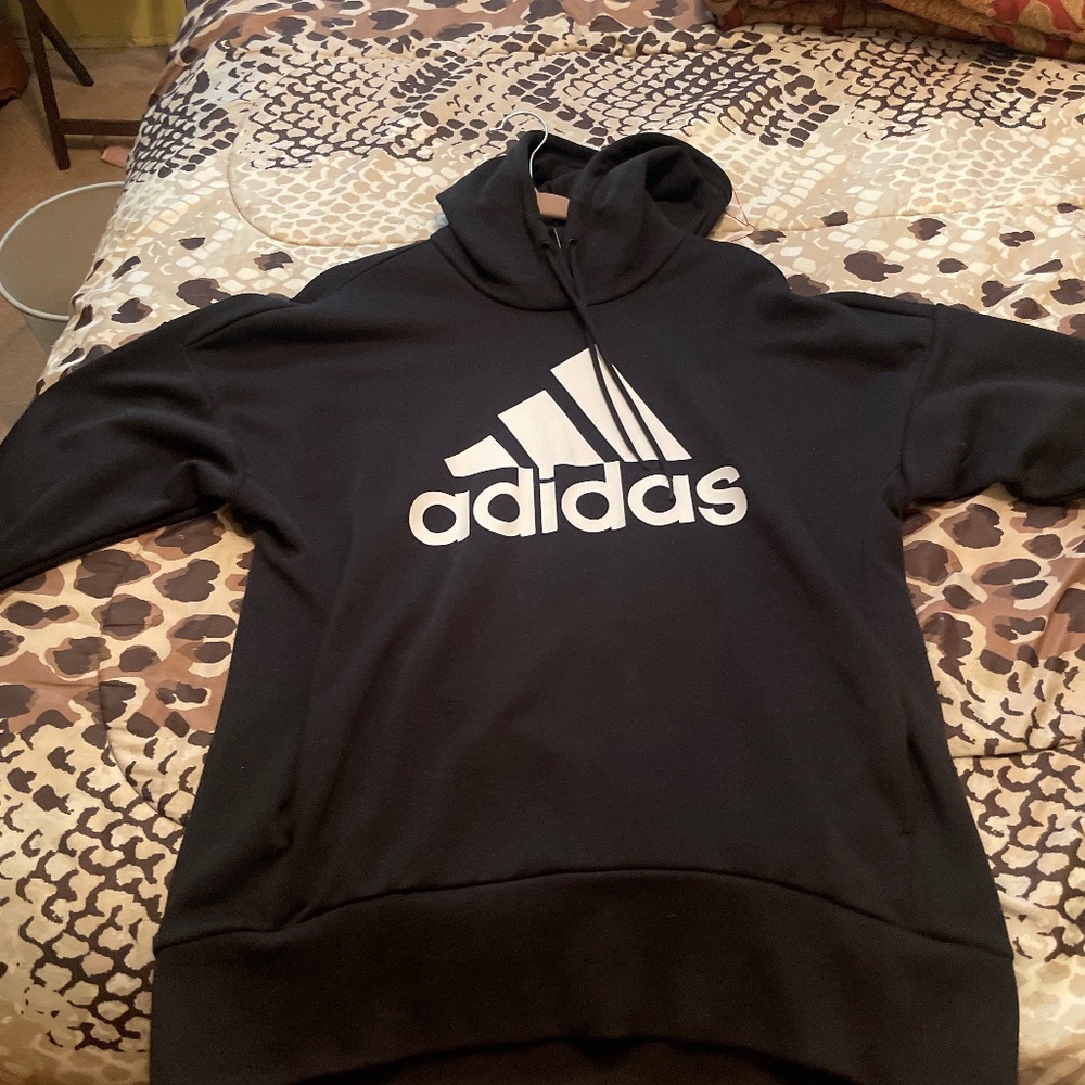 Mens Black Adidas Hoodie